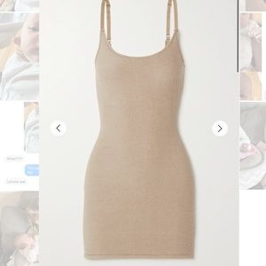 SKIMS TERRY CLOTH NUDE MINI DRESS